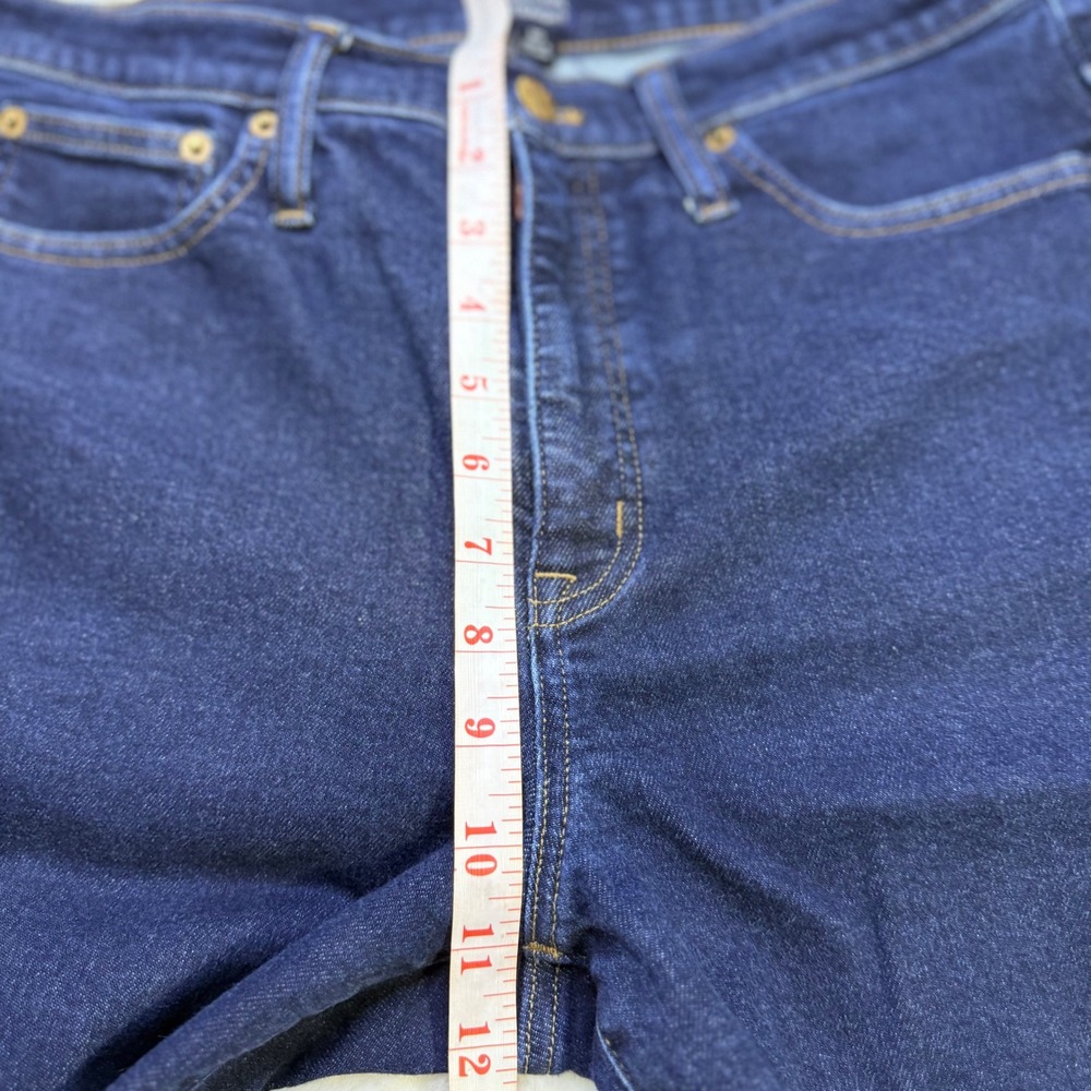 J.Crew Essential Straight Jeans Womens 30 Dark Wash Indigo High Rise‎ Stretch - Picture 9 of 10